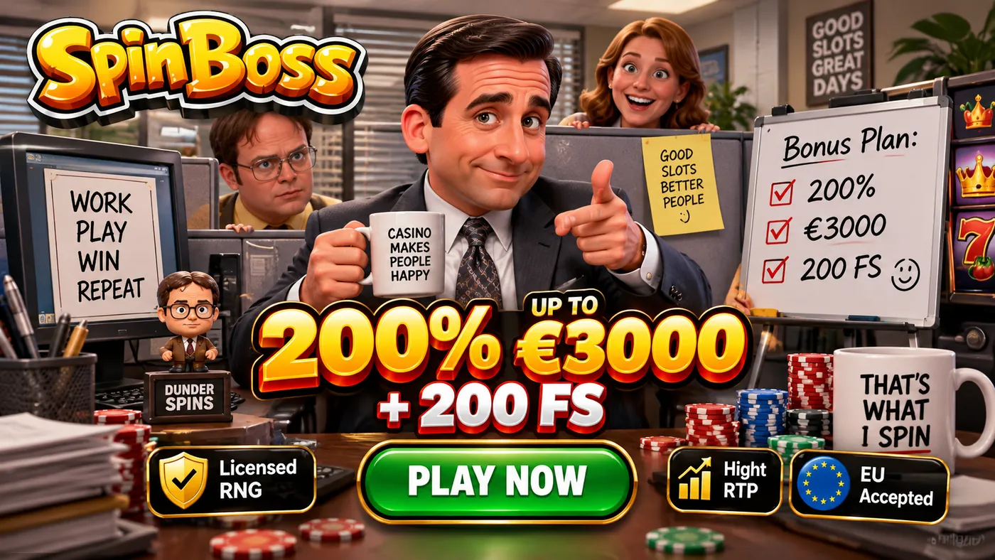 Spinboss casino bonusbanner — 200% tot 3,000 € plus 200 gratis spins