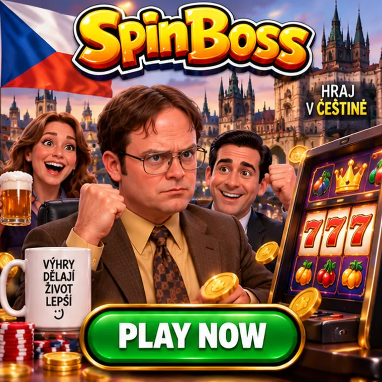 Koncepční grafika Spinboss casino pro české hráče